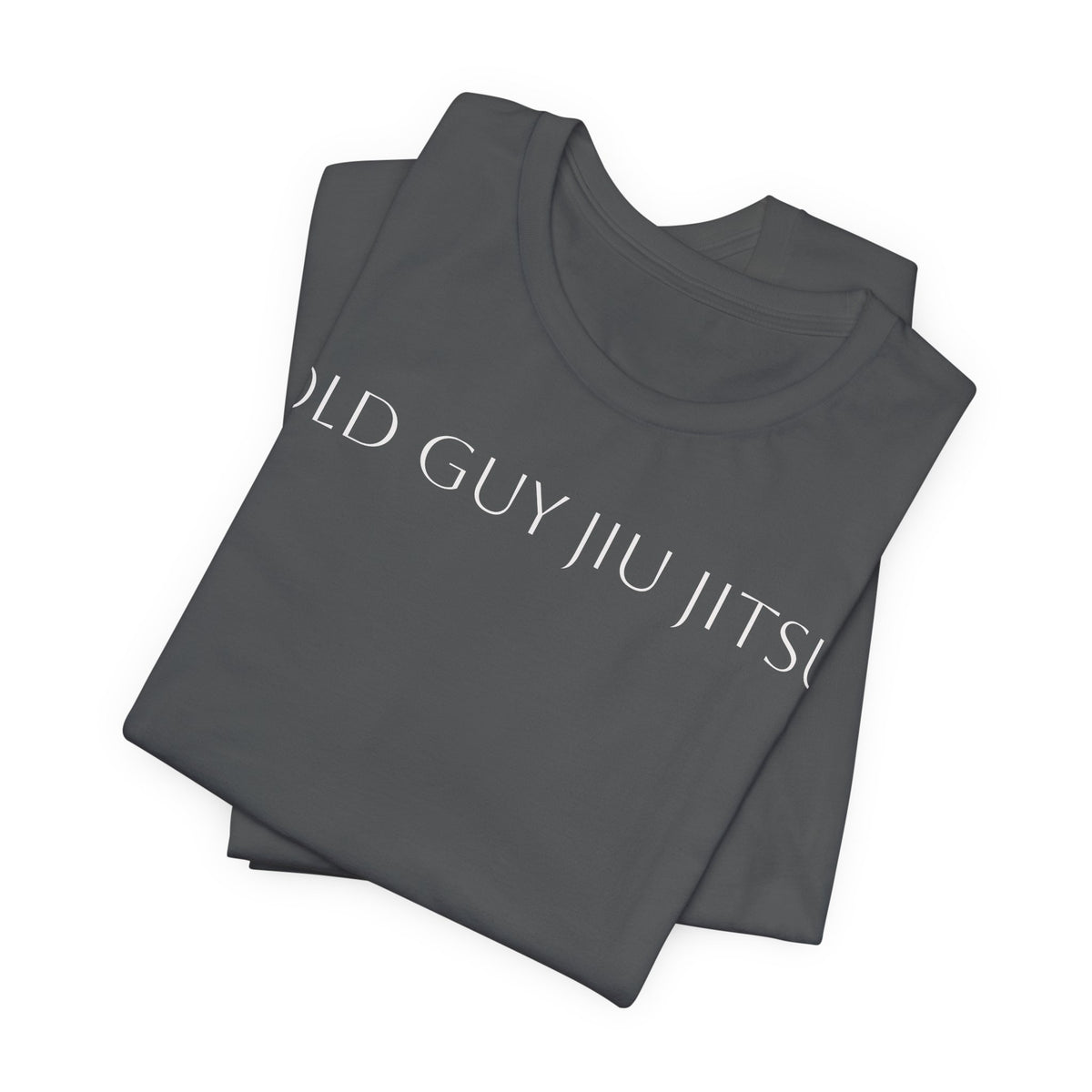 Grip Theory Jiu Jitsu Tee — Grappling Pride Short-Sleeve Shirt (Old guy Jiu Jitsu-purple)