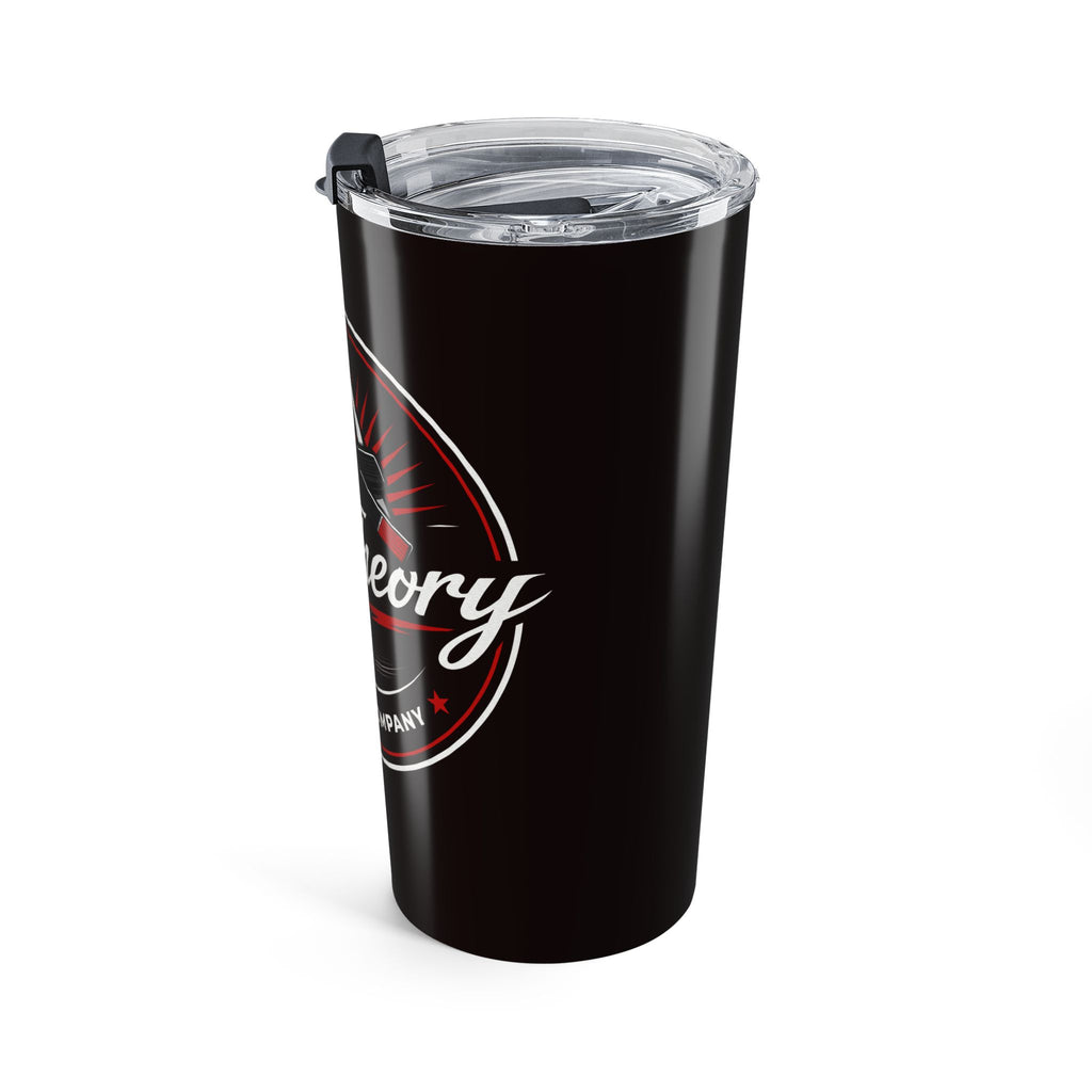 20oz Stainless Tumbler – Black Grip Theory Logo Insulated Travel Cup