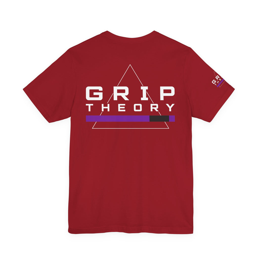 Jiu Jitsu Grappling Martial Arts T-Shirt (Flow Control-purple)