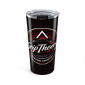 20oz Stainless Tumbler – Black Grip Theory Logo Insulated Travel Cup
