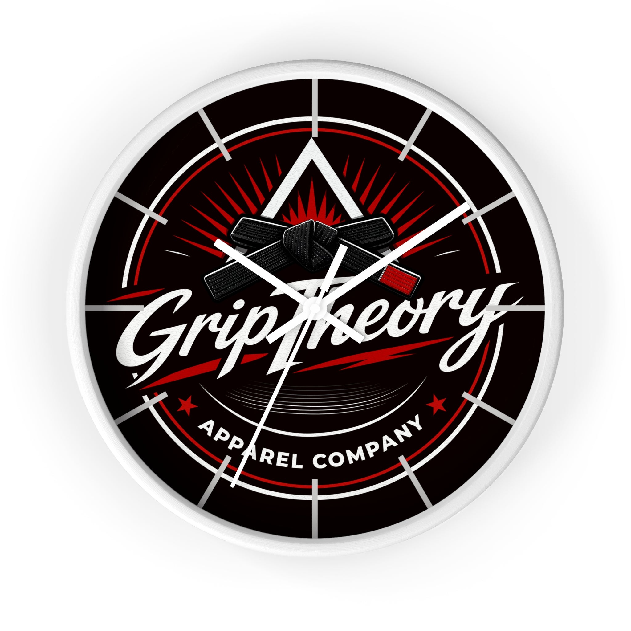GripTheory Logo Wall Clock — Skate-Inspired Apparel Décor
