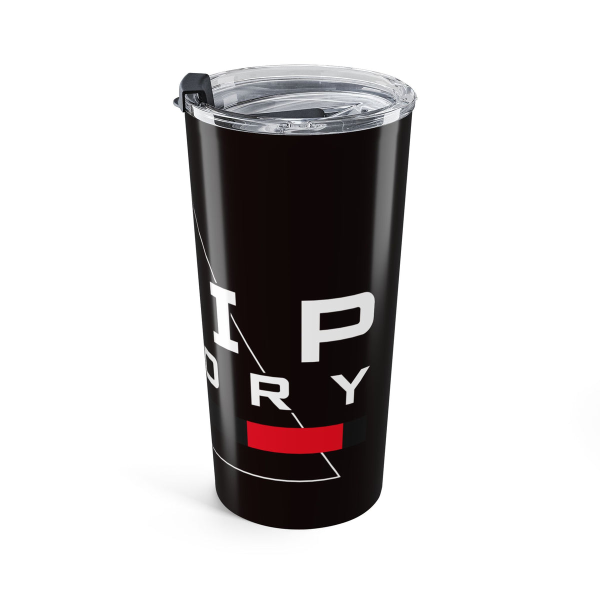 20oz Stainless Tumbler – Black Grip Theory Logo Insulated Travel Cup