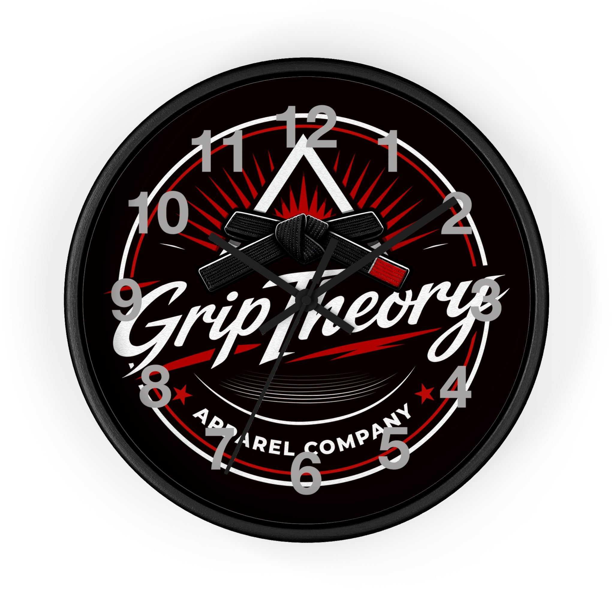 GripTheory Logo Wall Clock — Skate-Inspired Apparel Décor