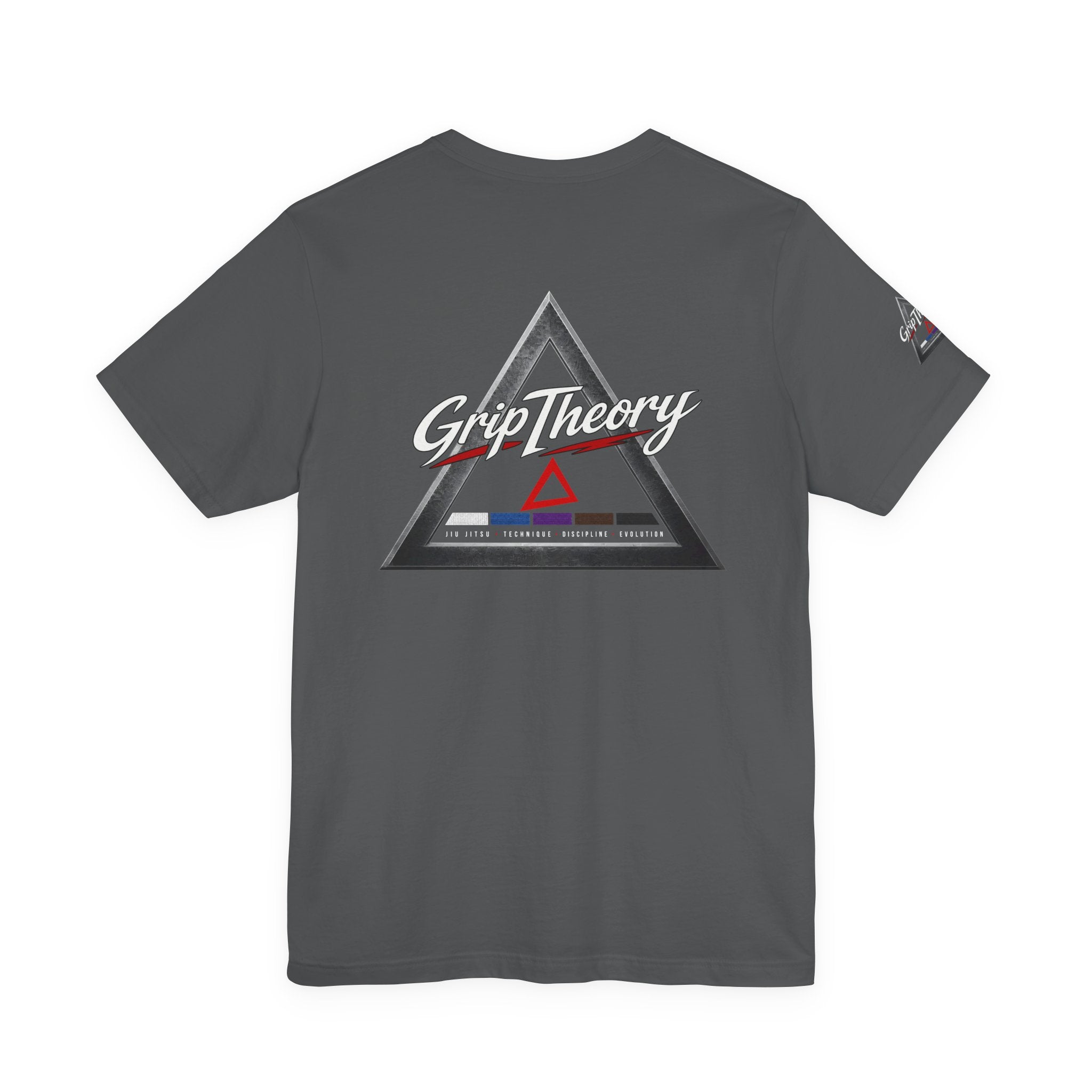 Grip Theory Jiu Jitsu Tee — Grappling Pride Short-Sleeve Shirt (Keep showing up)