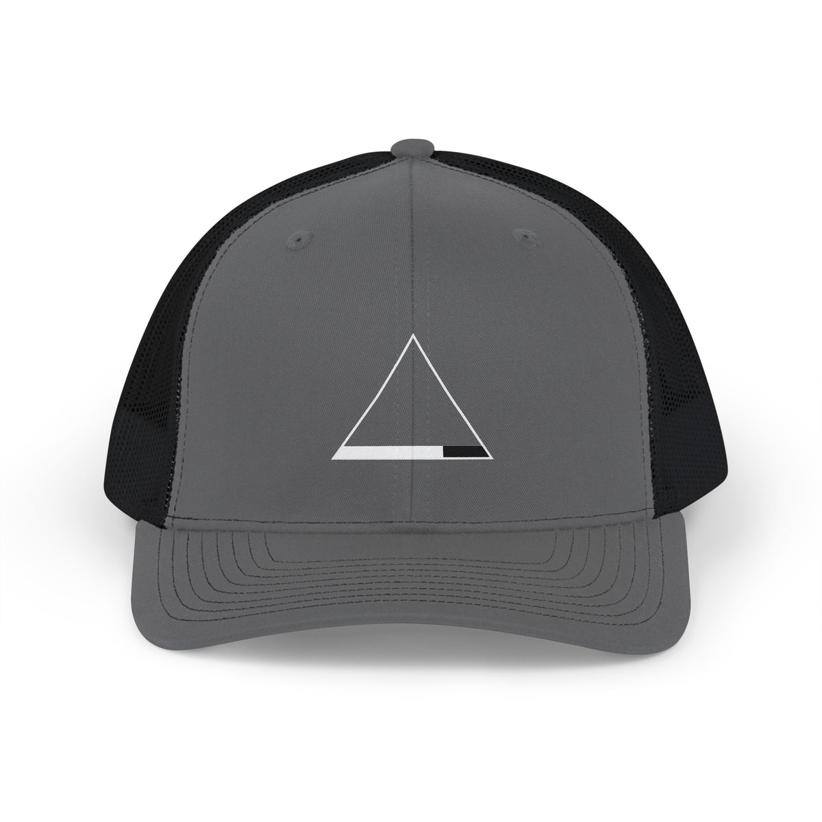 Grip Theory White Belt Snapback Trucker Cap (white belt)