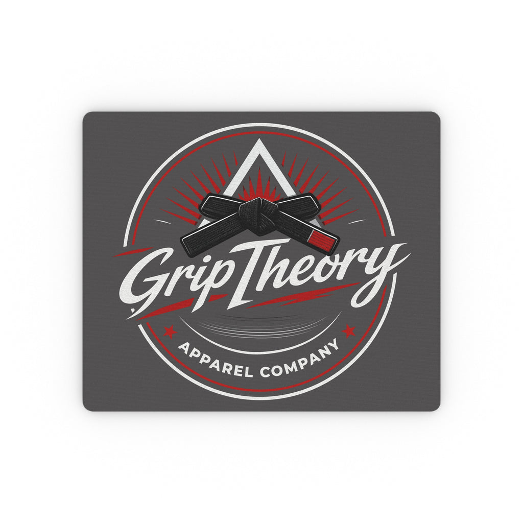 Grip Theory Logo Mouse Pad — Rectangular Gaming/Office Desk Mat
