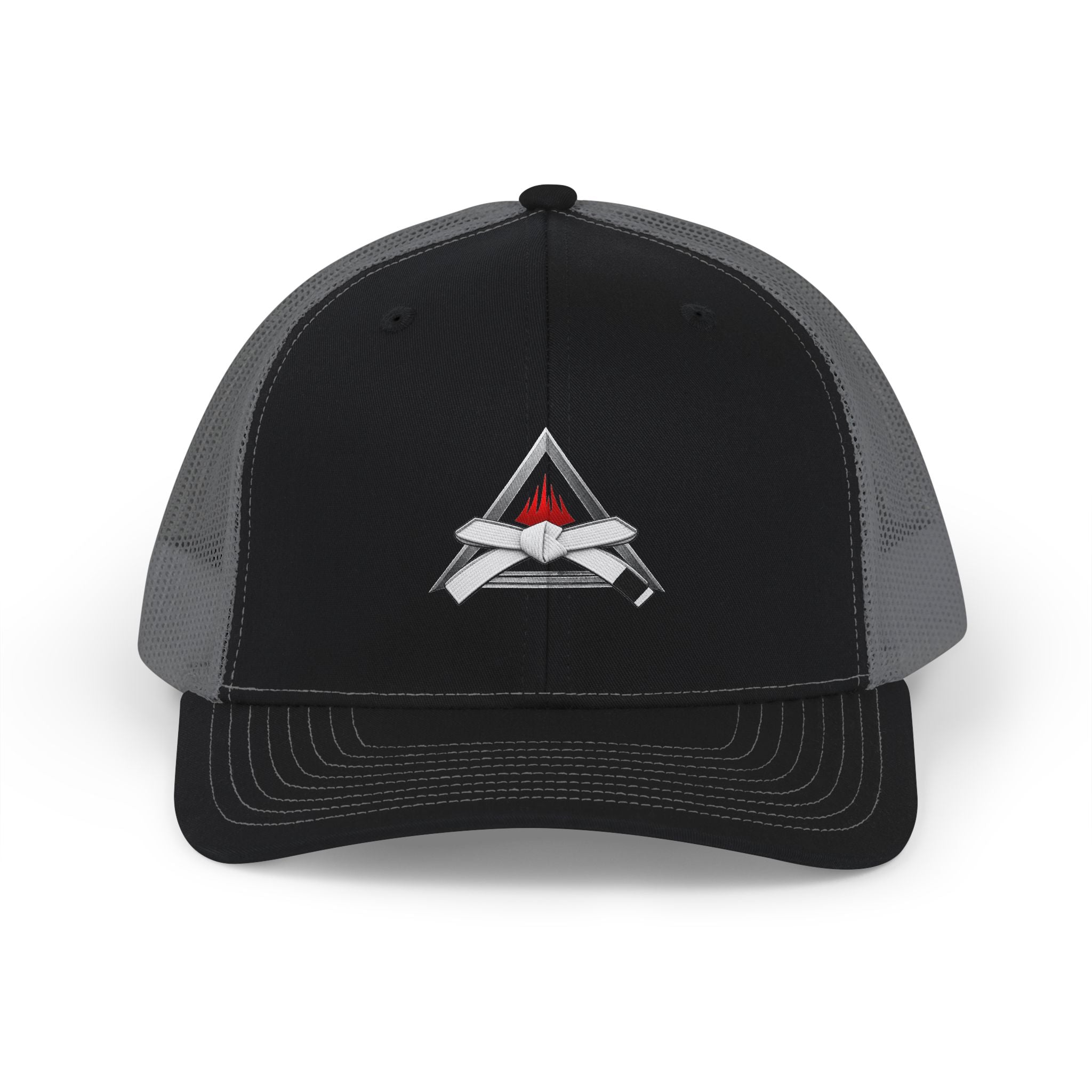 White Belt Snapback Trucker Cap