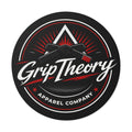 Grip Theory Round Vinyl Sticker — Martial Arts & BJJ Apparel Logo Decal