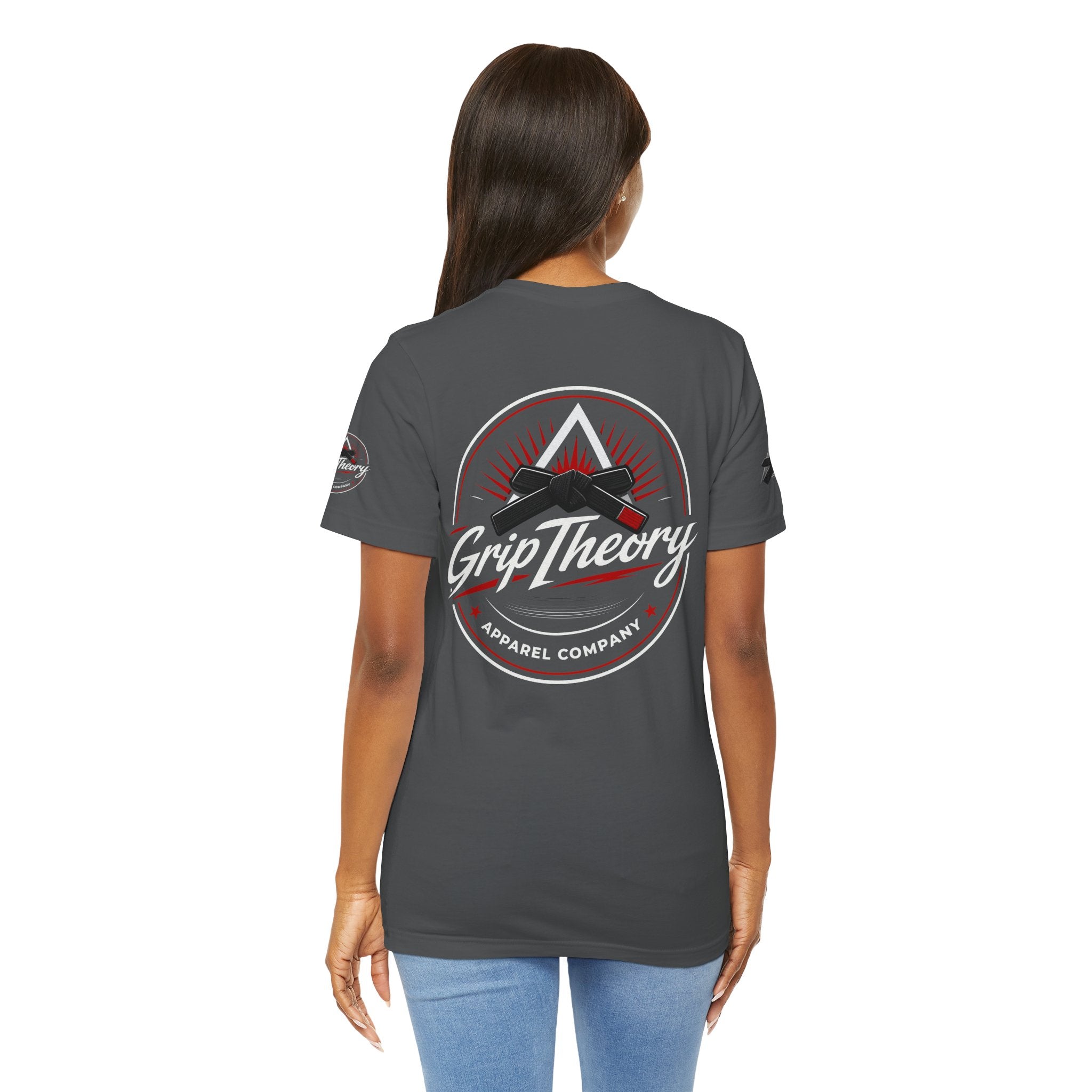 Jiu Jitsu Grappling T-Shirt — Martial Arts Pride Tee (black belt)