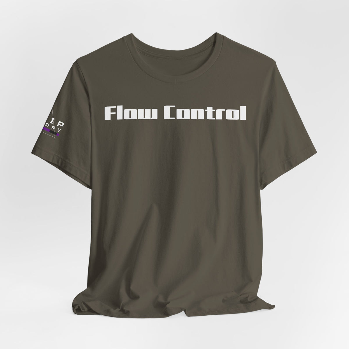 Jiu Jitsu Grappling Martial Arts T-Shirt (Flow Control-purple)