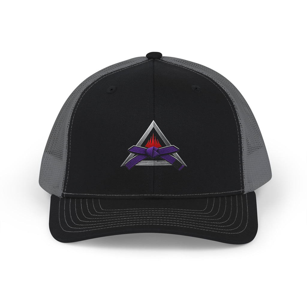 Purple Belt Snapback Trucker Cap