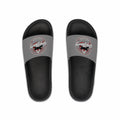 Grey 'GripTheory' Logo Slide Sandals — Men's Casual Pool & Beach Slides