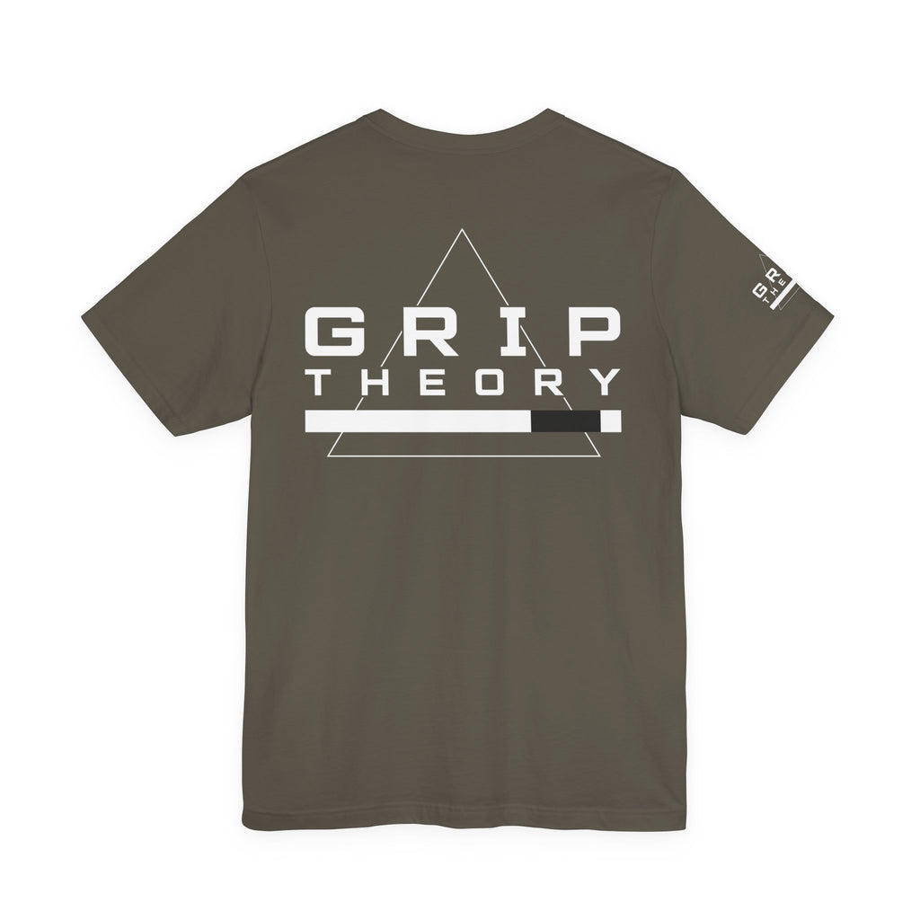 Jiu Jitsu Grappling Martial Arts T-Shirt (Coffee-white)