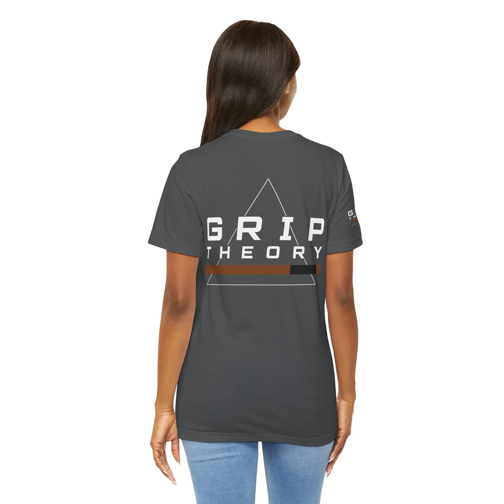 Jiu Jitsu Grappling T-Shirt — Martial Arts Pride Tee (brown belt)