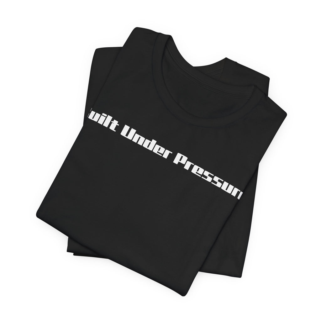 Grip Theory T-Shirt — "Built Under Pressure" Graphic Tee (Brown)