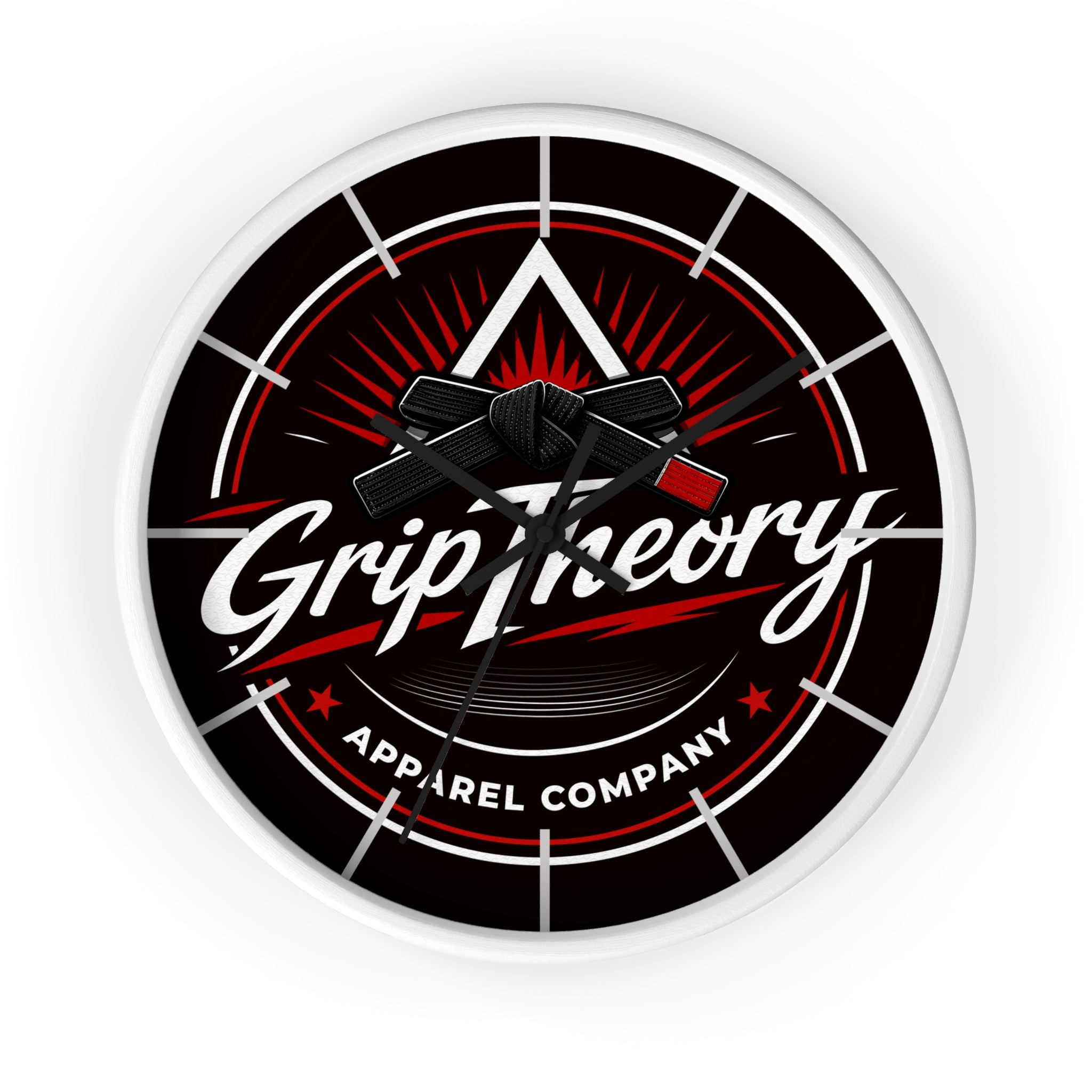 GripTheory Logo Wall Clock — Skate-Inspired Apparel Décor