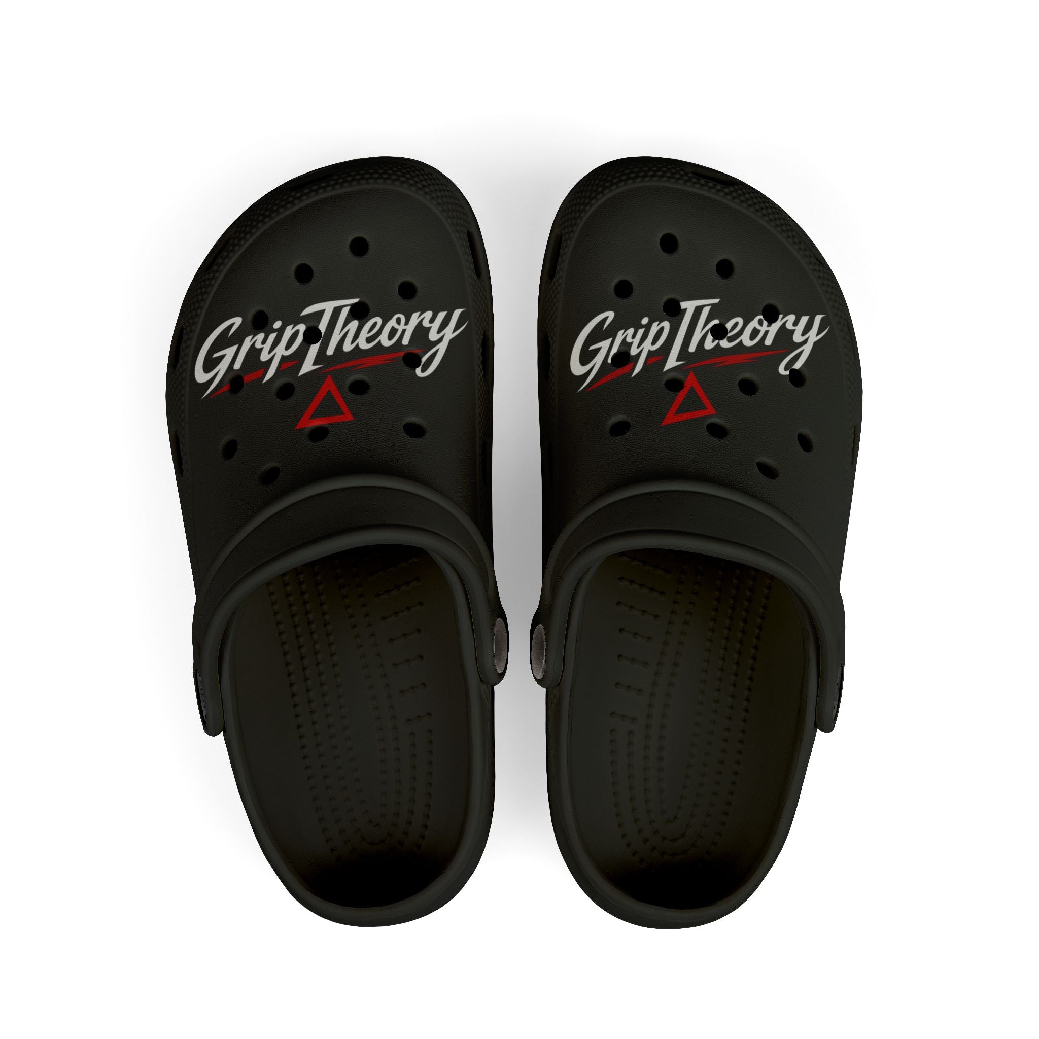 Jiu Jitsu Grappling Kids EVA Foam Clogs — Grip Theory Logo