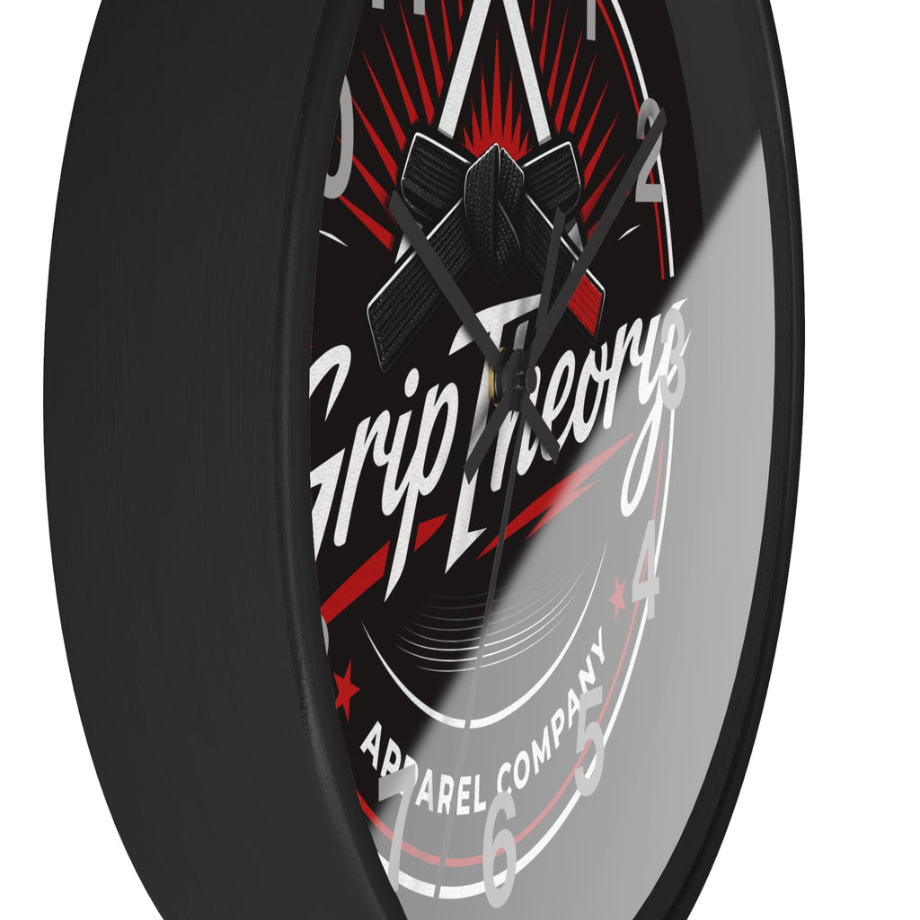 GripTheory Logo Wall Clock — Skate-Inspired Apparel Décor
