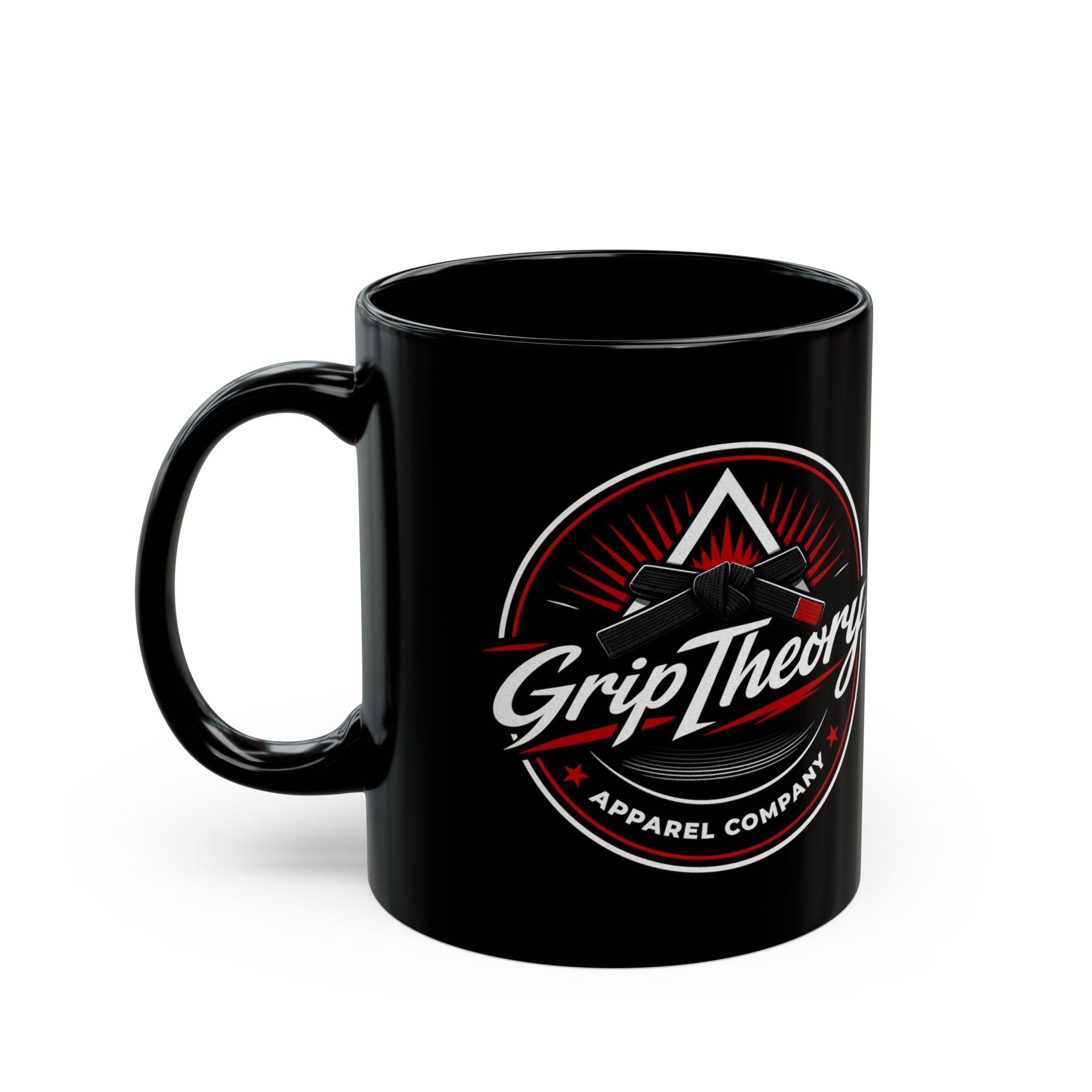Jiu Jitsu Black Mug — 11oz & 15oz Coffee Cup for Martial Arts Fans