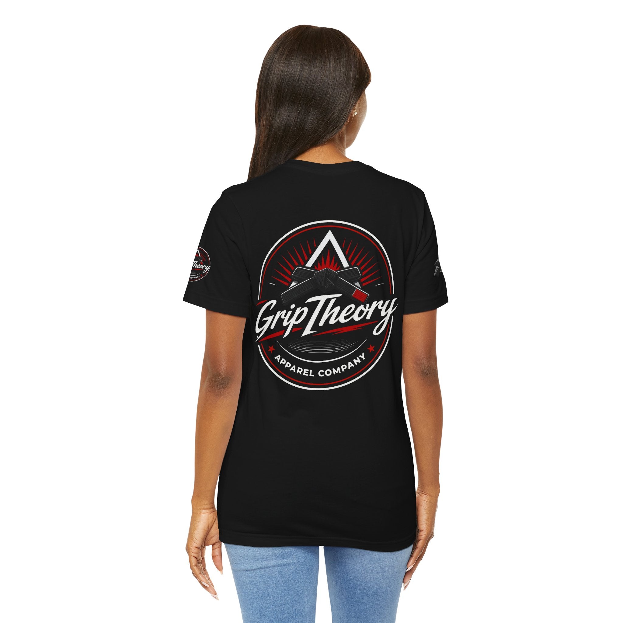 Jiu Jitsu Grappling T-Shirt — Martial Arts Pride Tee (black belt)