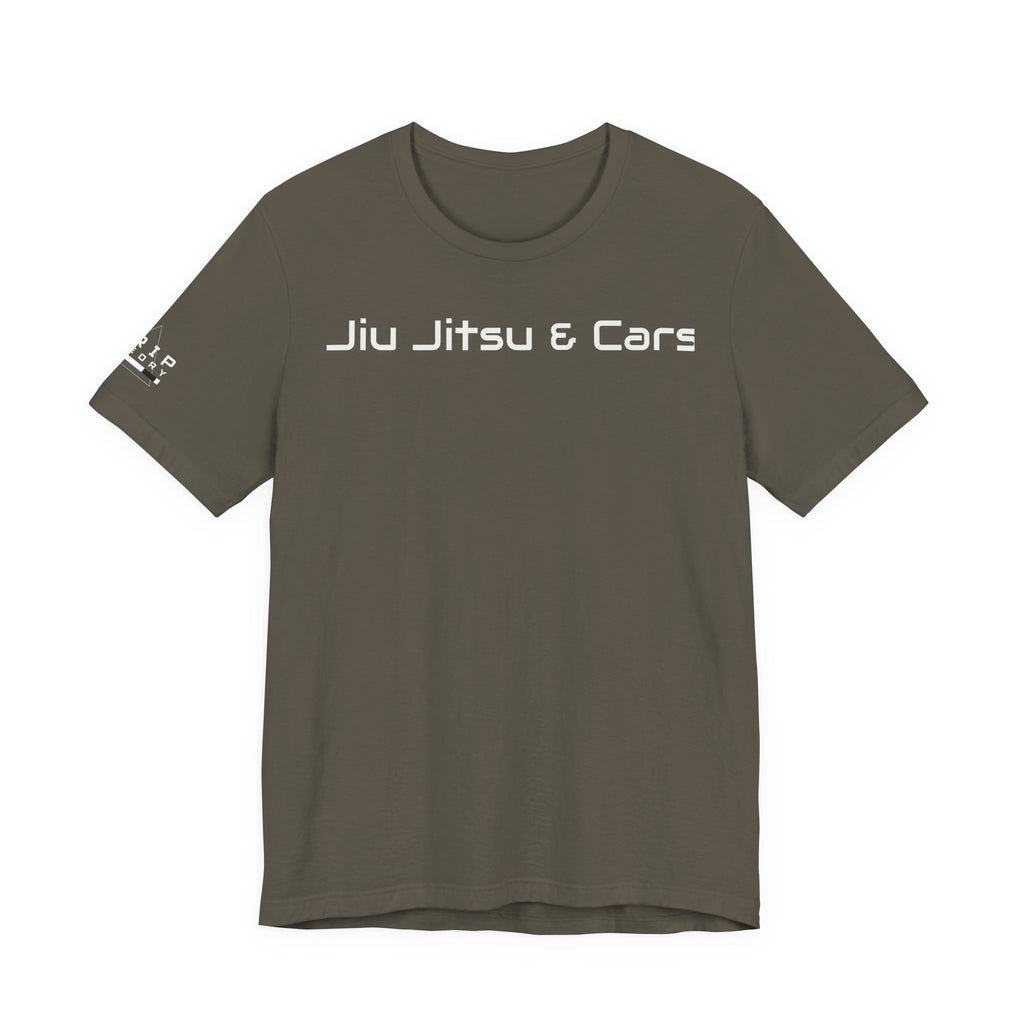 Jiu Jitsu Grappling Martial Arts T-Shirt (Jiu Jitsu & Cars)