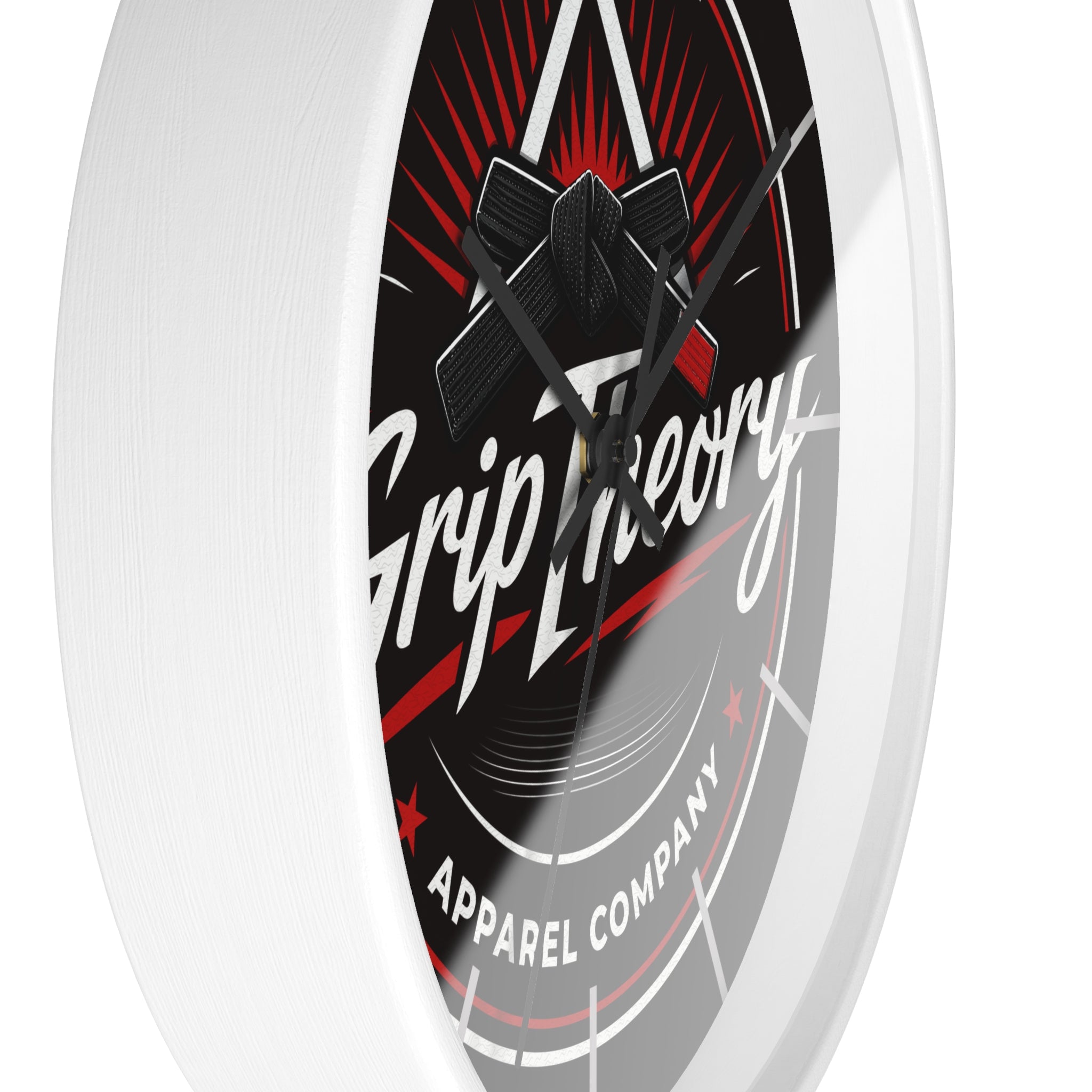 GripTheory Logo Wall Clock — Skate-Inspired Apparel Décor