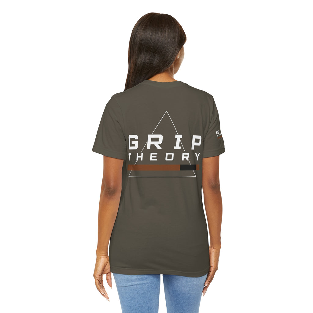 Jiu Jitsu Grappling T-Shirt — Martial Arts Pride Tee (brown belt)