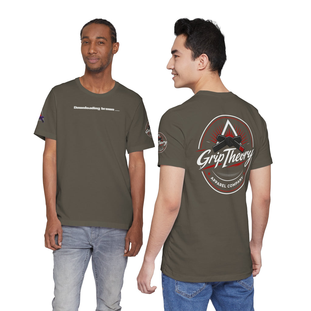 Jiu Jitsu Grappling Martial Arts T-Shirt (purple belt)