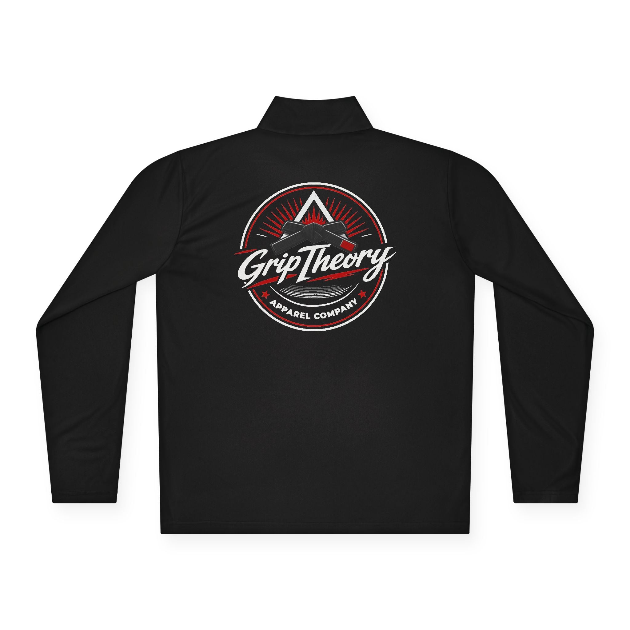 Quarter-Zip Pullover — 'Grip Theory' Mountain Logo Performance Pullover