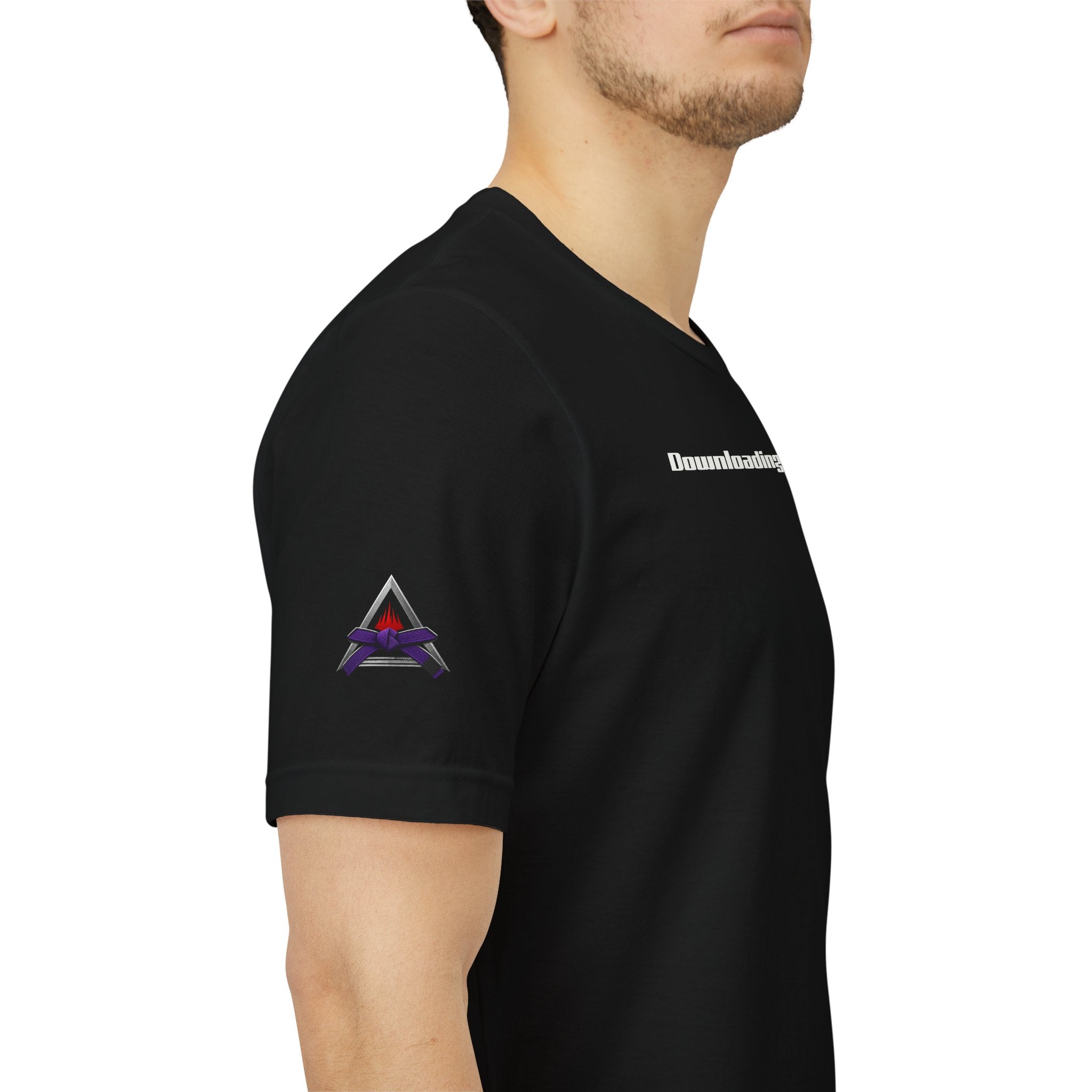 Jiu Jitsu Grappling Martial Arts T-Shirt (purple belt)