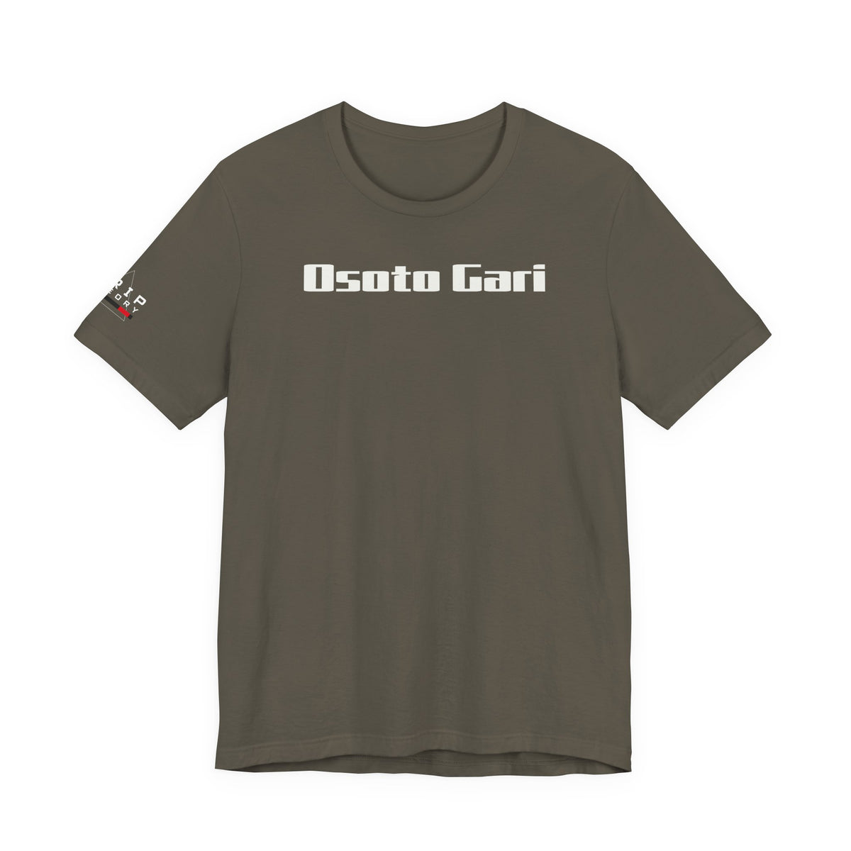 Jiu Jitsu Grappling Martial Arts T-Shirt (Osoto Gari-black)