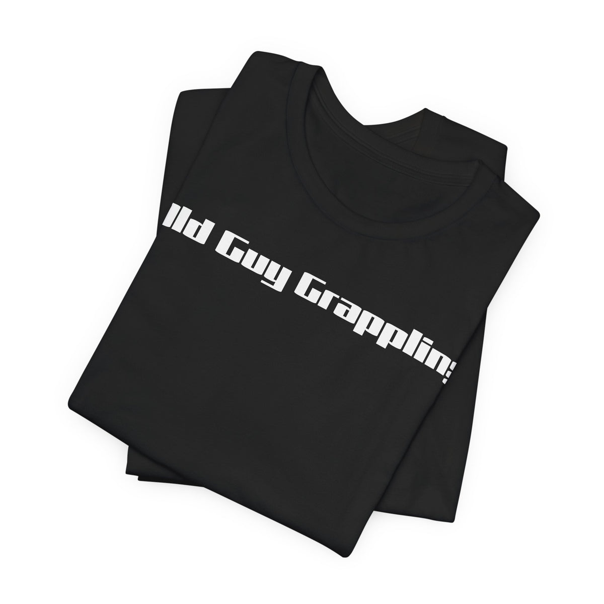 Jiu Jitsu Grappling Martial Arts T-Shirt (Old guy-purple)