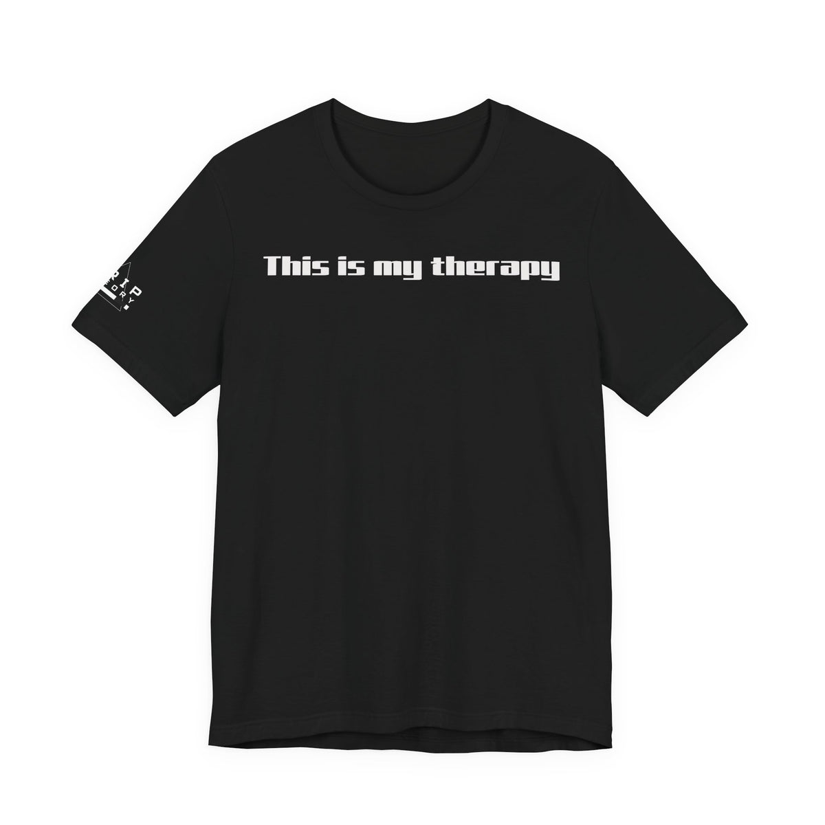 Jiu Jitsu Grappling Martial Arts T-Shirt (Therapy-white)