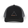 Grip Theory White Belt Snapback Trucker Cap (brown belt)