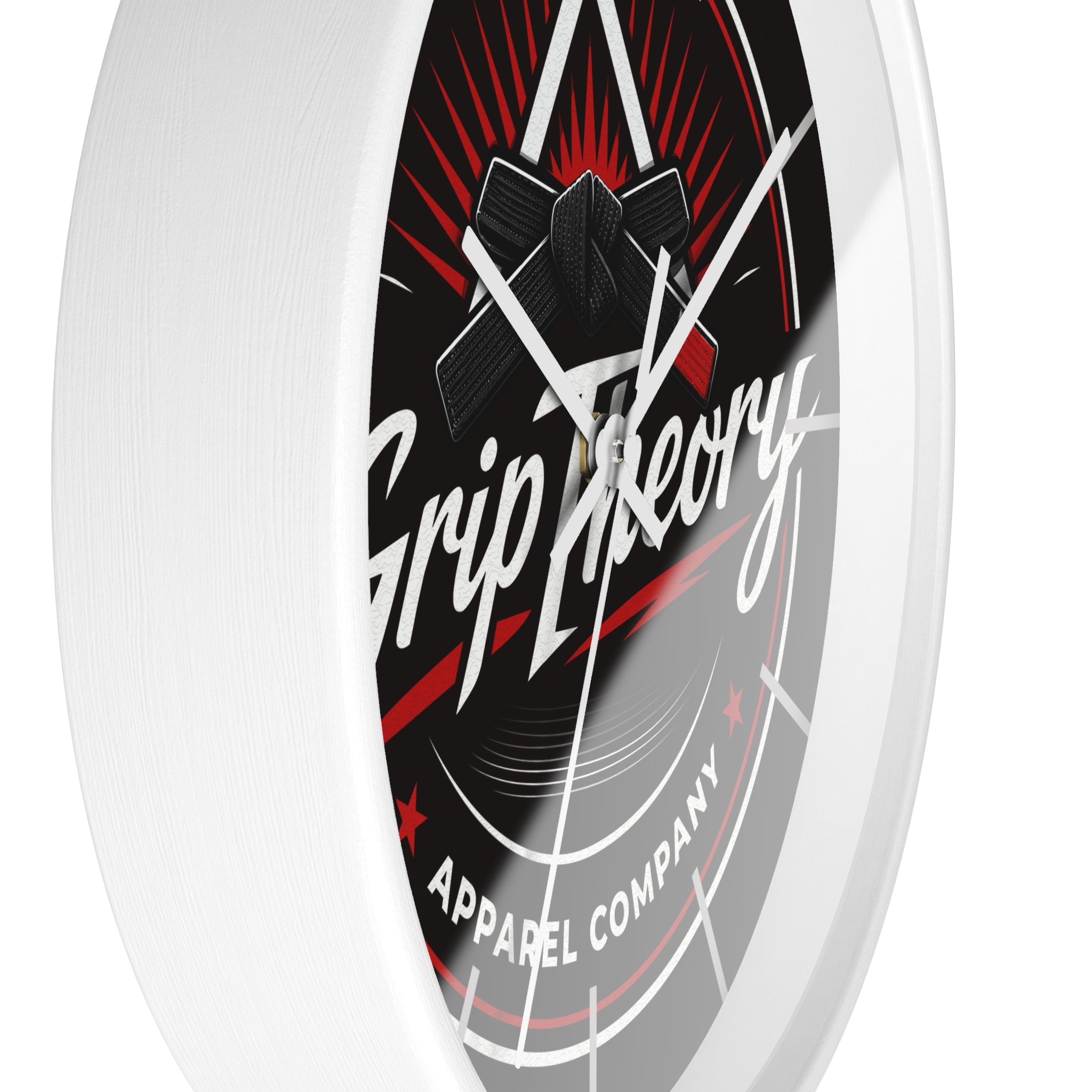 GripTheory Logo Wall Clock — Skate-Inspired Apparel Décor