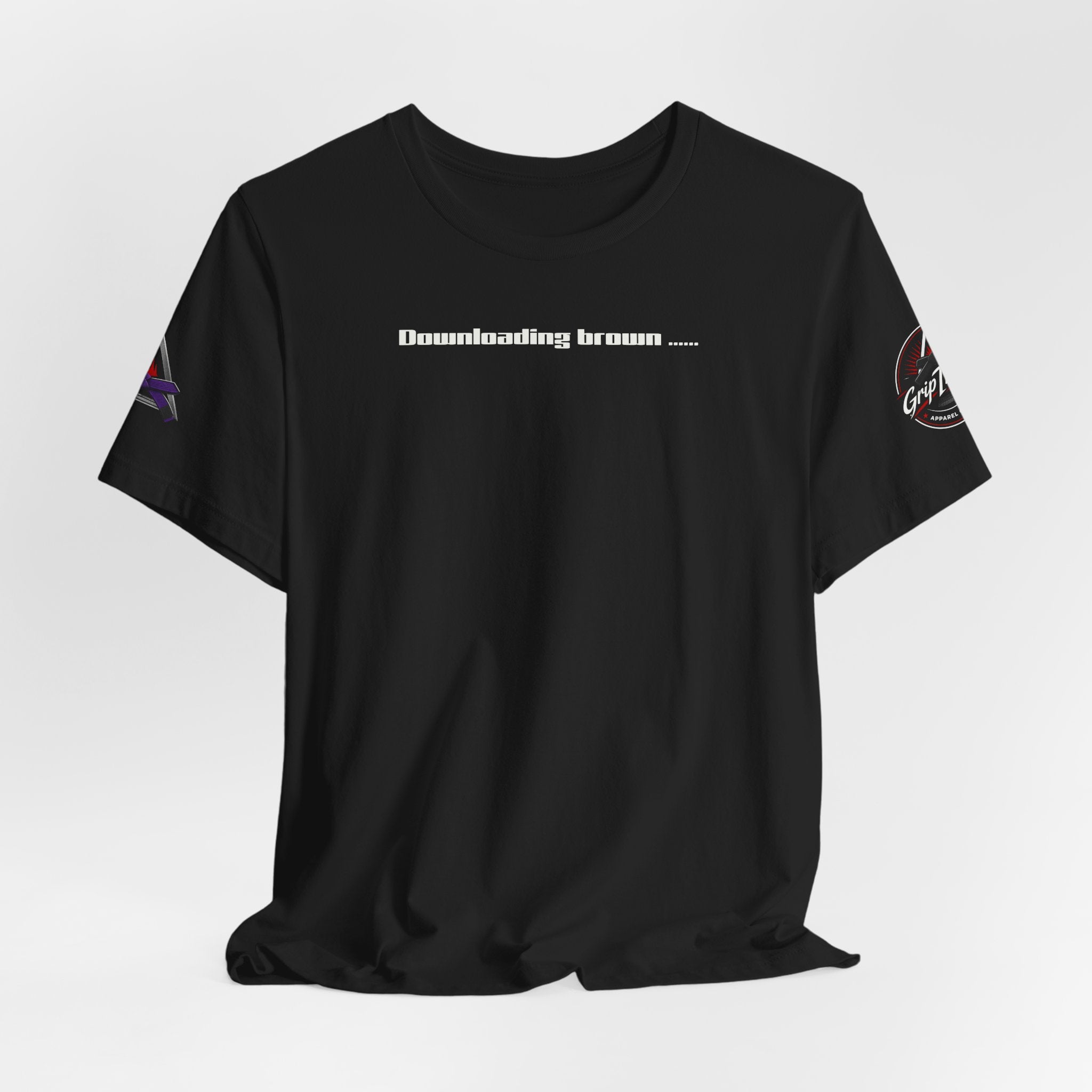 Jiu Jitsu Grappling Martial Arts T-Shirt (purple belt)