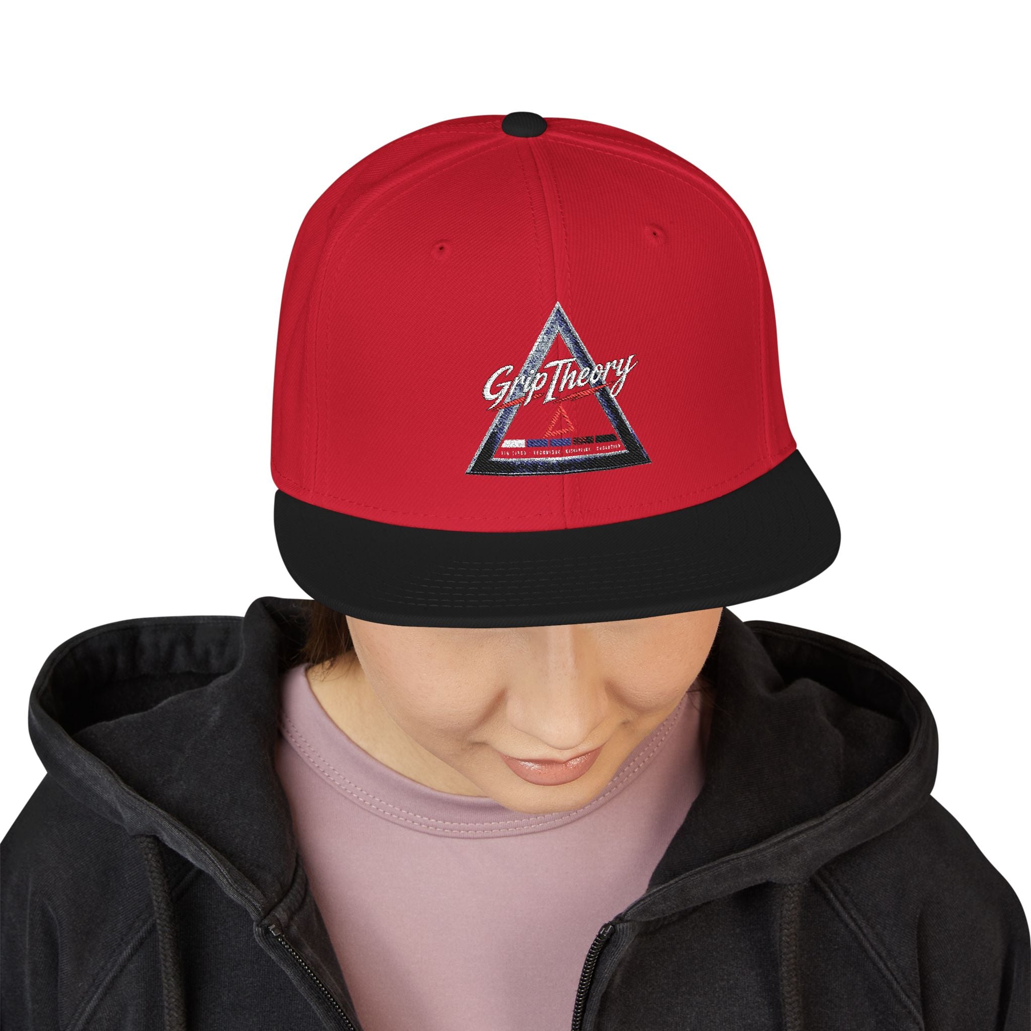 Grip Theory Embroidered Snapback — Jiu Jitsu & Grappling Hat