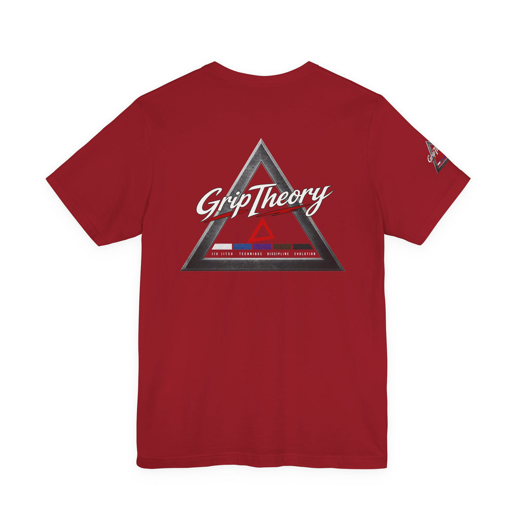 Grip Theory Jiu Jitsu Tee — Grappling Pride Short-Sleeve Shirt (Keep showing up)