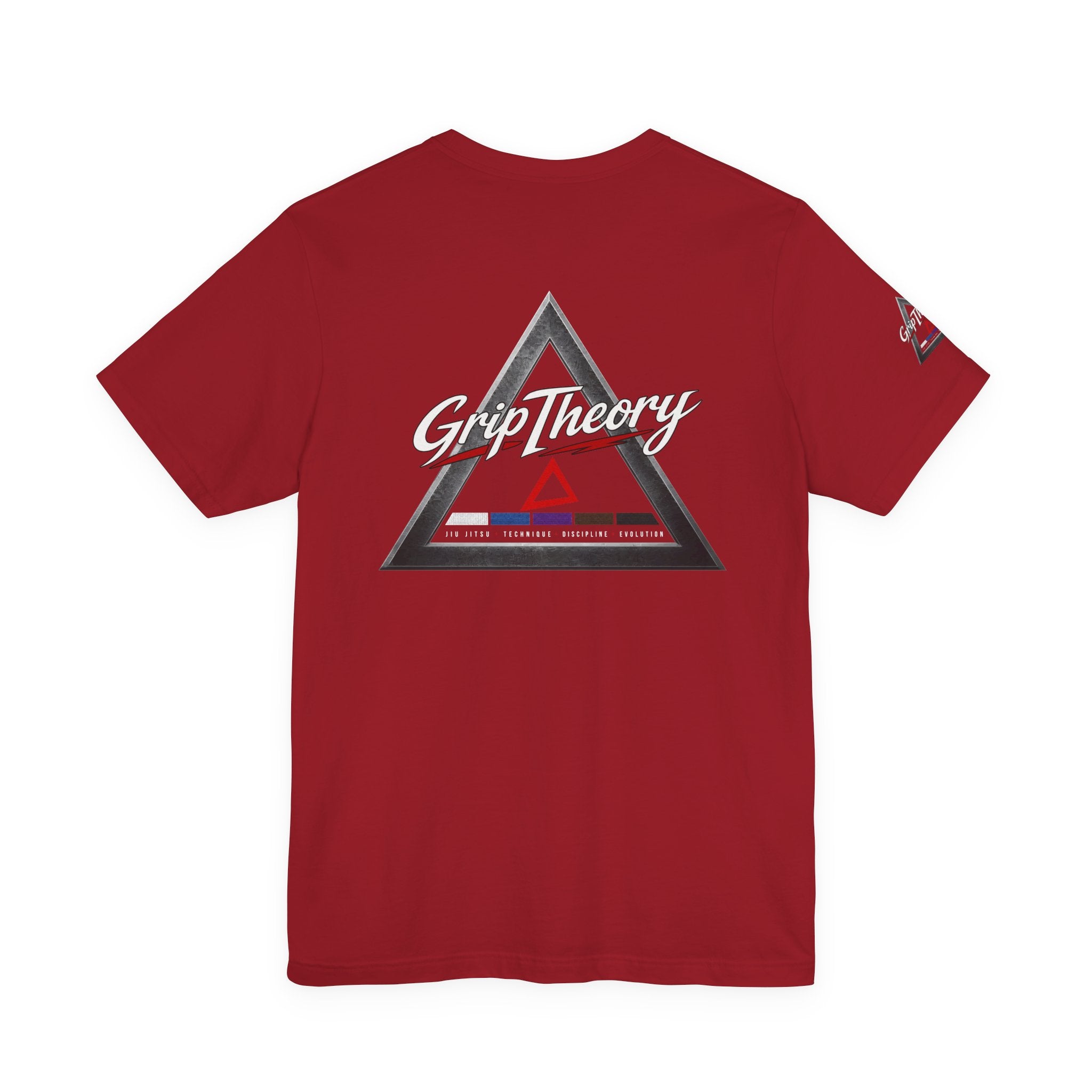 Grip Theory Jiu Jitsu Tee — Grappling Pride Short-Sleeve Shirt (Keep showing up)