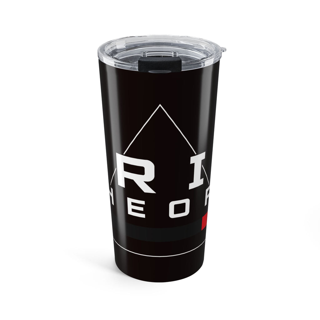20oz Stainless Tumbler – Black Grip Theory Logo Insulated Travel Cup
